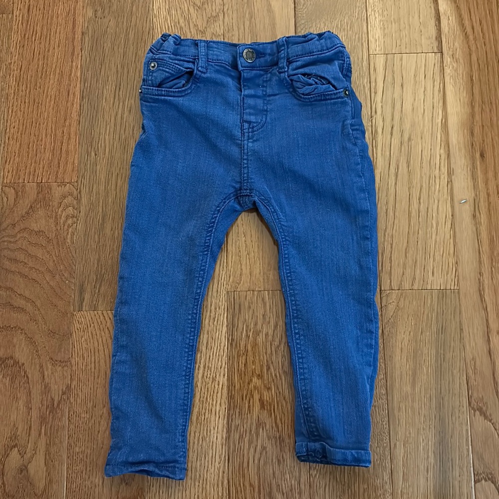 Zara Baby Royal Blue Skinny Jeans